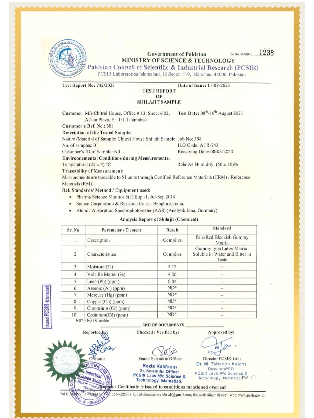 Shilajit Resin