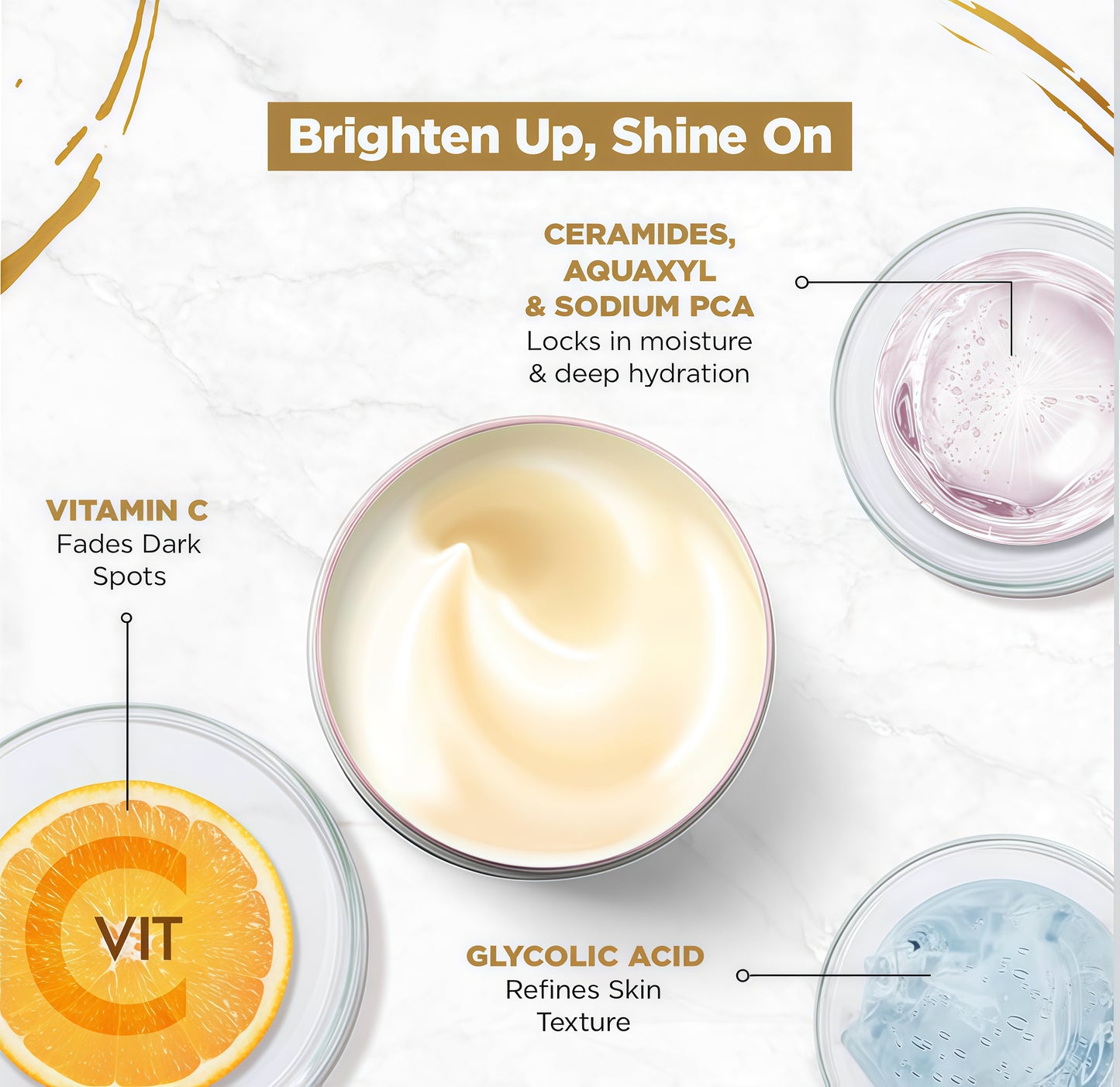 Streax Bright & Shine Serum Infused Face Cream