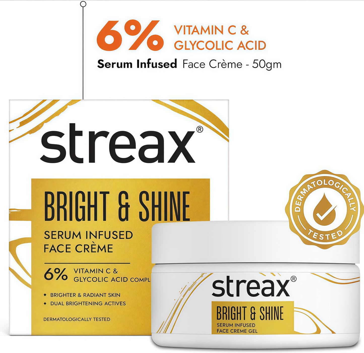Streax Bright & Shine Serum Infused Face Cream