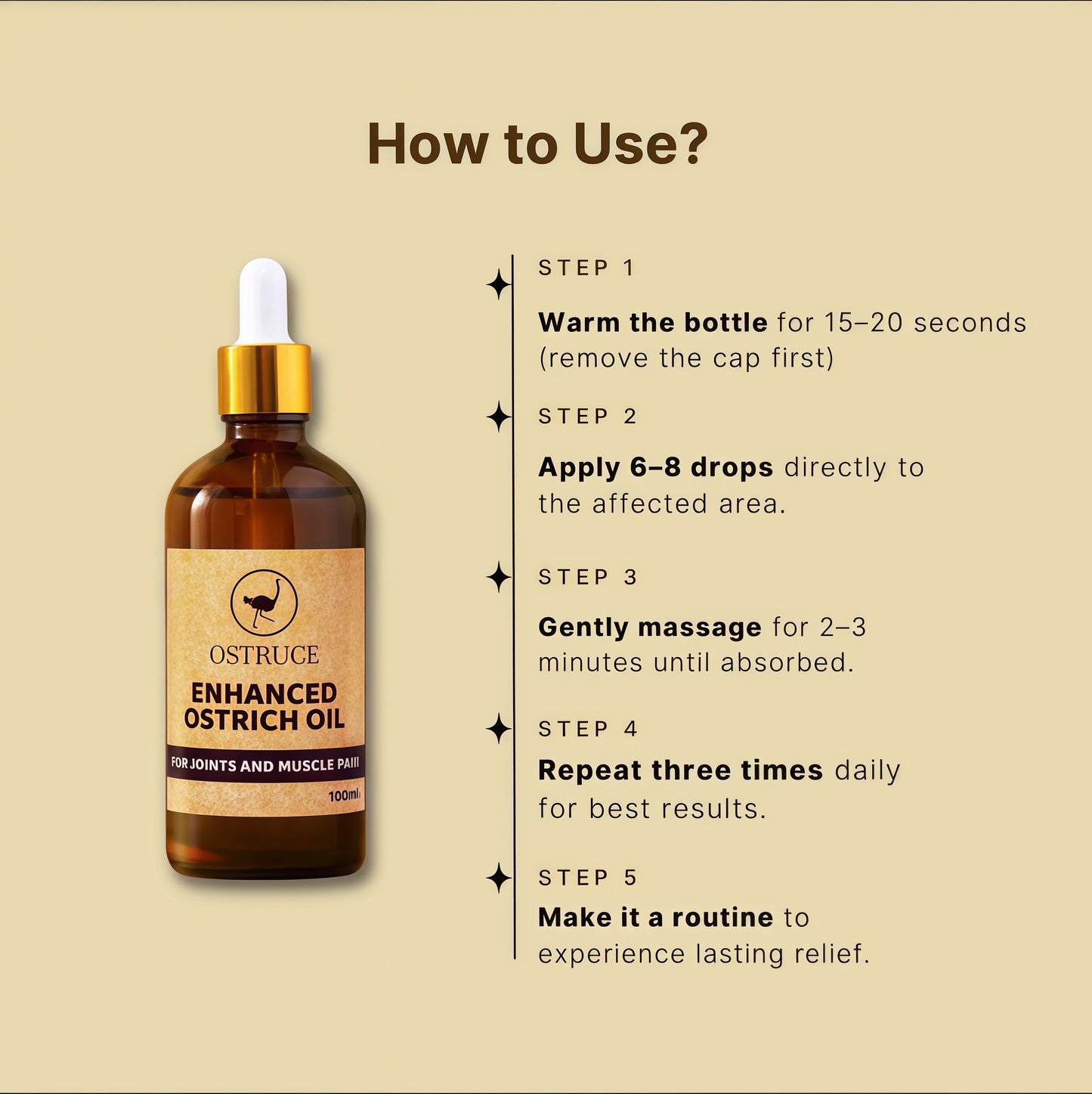 Enhanced Ostrich Oil 30 ml